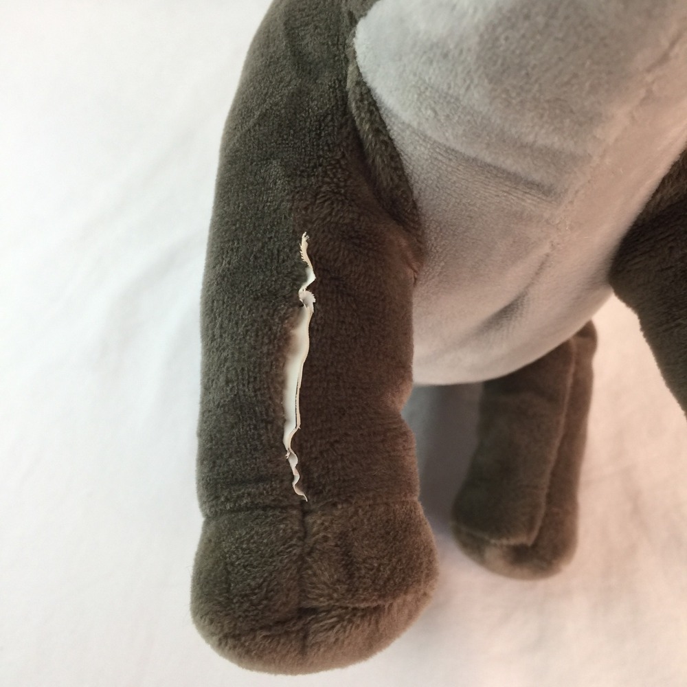 IKEA JATTELIK Dinosaur Plush Set 18" Green Stegosaurus 22" Brown Brontosaurus - Picture 10 of 13